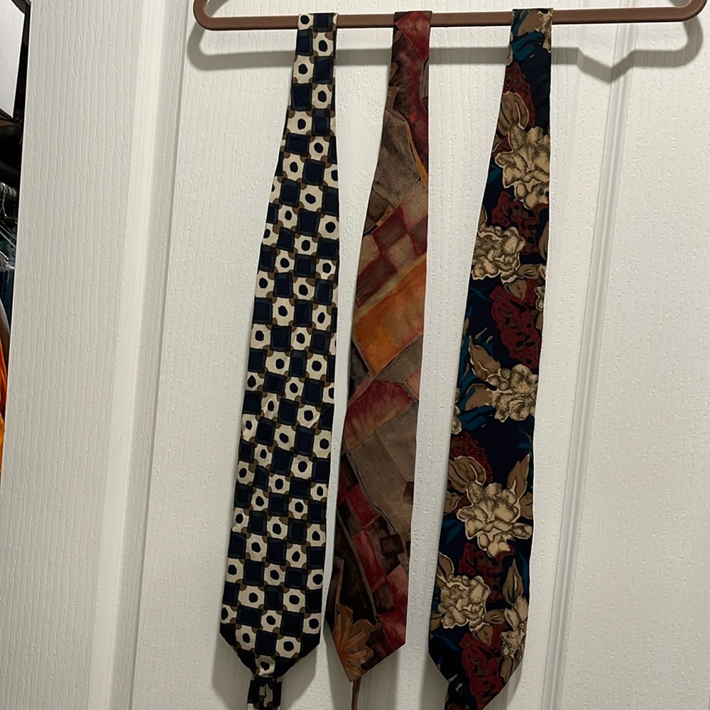 Vintage set of ties (3pcs)